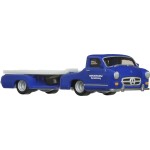 Mattel Hot Wheels Hw Premium - Νταλίκα Με Αυτ/Κι Car Culture: Team Transport Mercedes-Benz 300 SL & '55 Mercedes Benz Blaues Wun