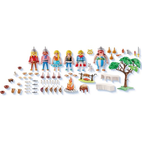 Playmobil Asterix: Το Συμπόσιο Του Χωριού Των Γαλατών 71827 4008789718273