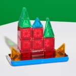 magna tiles Magna-Tiles Micromags 26-part travel magnetic construction set-strong colors, the original magnetic hardware hard br