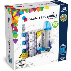 magna tiles Magna-Tiles Space 32-part magnetic construction set-the original magnetic hardware brand 242032 850025176347