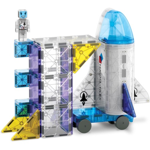 magna tiles Magna-Tiles Space 32-part magnetic construction set-the original magnetic hardware brand 242032 850025176347