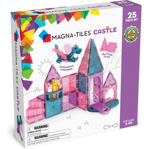 magna tiles Magna-Tiles Castle Μαγνητικό Παιχνίδι 25 Κομματιών Castle 242025 850025176323
