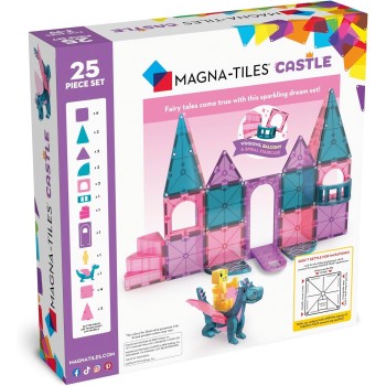 magna tiles Magna-Tiles Castle Μαγνητικό Παιχνίδι 25 Κομματιών Castle 242025 850025176323
