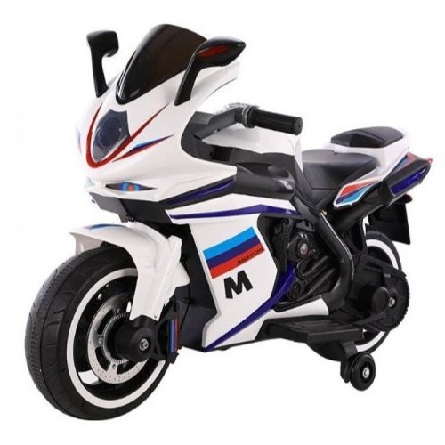 ZITA TOYS Electric Street Bike 12V - White 017.1166A-W 5204258110978
