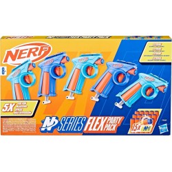 Hasbro Nerf N Series Party Pack, 5 Blasters, 15 Nerf N1 Darts F9839 5010996263278