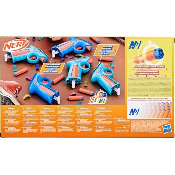 Hasbro Nerf N Series Party Pack, 5 Blasters, 15 Nerf N1 Darts F9839 5010996263278