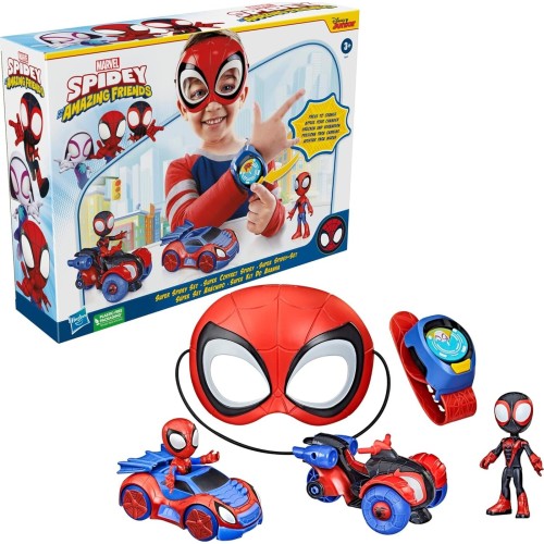 Hasbro Spiderman Spidey And His Amazing Friends Role Play Vehicle Bundle F6691 5010996139290