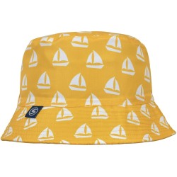 stamion Cone Hat 100% Cotton Boats Yellow No52 12823 5204679636668
