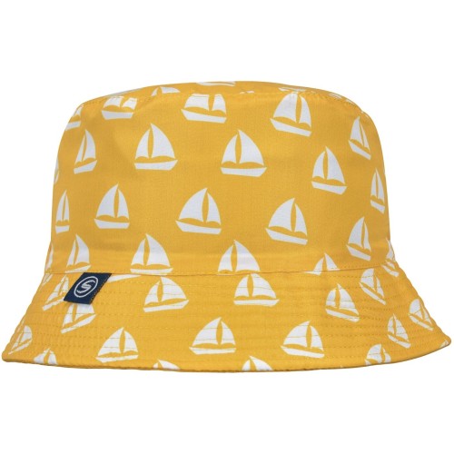 stamion Cone Hat 100% Cotton Boats Yellow No52 12823 5204679636668