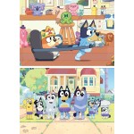 Clementoni Disney Stitch παιδικό παζλ super color bluey 2x60 τμχ 1200-24813 8005125248131