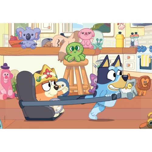 Clementoni Disney Stitch Children's Puzzle Super Color Bluey 2x60 pcs 1200-24813 8005125248131
