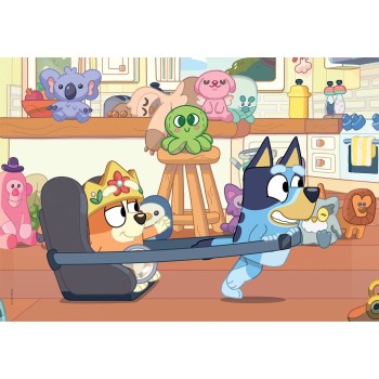 Clementoni Disney Stitch παιδικό παζλ super color bluey 2x60 τμχ 1200-24813 8005125248131