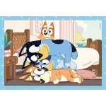 Clementoni Children's Puzzle 4 in 1 Super Color Bluey 12-16-20-20-24 pcs 1200-21530 8005125215300
