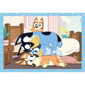 Clementoni Children's Puzzle 4 in 1 Super Color Bluey 12-16-20-20-24 pcs 1200-21530 8005125215300