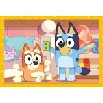 Clementoni Παιδικό Παζλ 4 In 1 Super Color Bluey 12-16-20-24 Τμχ 1200-21530 8005125215300