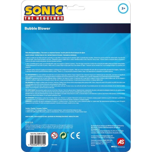As company Sonic The Hedgehog as Sonic Burblocreas Babbarm for 3+ Years old 5200-01375 5203068013752