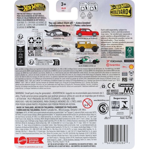Mattel Hot Wheels Συλλεκτικα Αυτοκινητακια - Boulevard Hw Porsche 935 Car Culture: Team Transport Όχημα Παιχνίδι GJT68 / JBL17 1