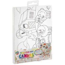 ZITA TOYS Farm Painting Canvas 20X15 With 3 Colors 002.150127 8715427136110