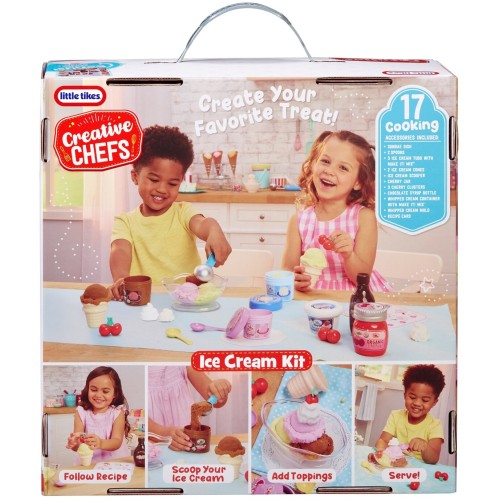 Little Tikes Creative Chefs™ Ice Cream Kit 639661-EUC 050743639661