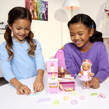 MGA Entertainment Rainbow High Dessert Shop With Littles Doll Kandy Playset! 522058-EUC 035051522058