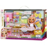 MGA Entertainment Rainbow High Dessert Shop With Littles Doll Kandy Playset! 522058-EUC 035051522058