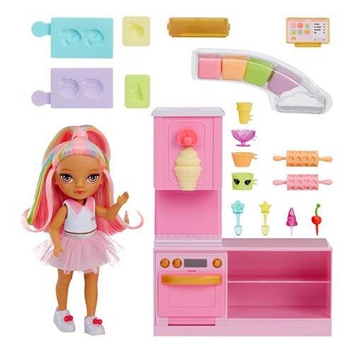 MGA Entertainment Rainbow High LITTLE Ζαχαροπλαστείο με κούκλα 522058-EUC 035051522058