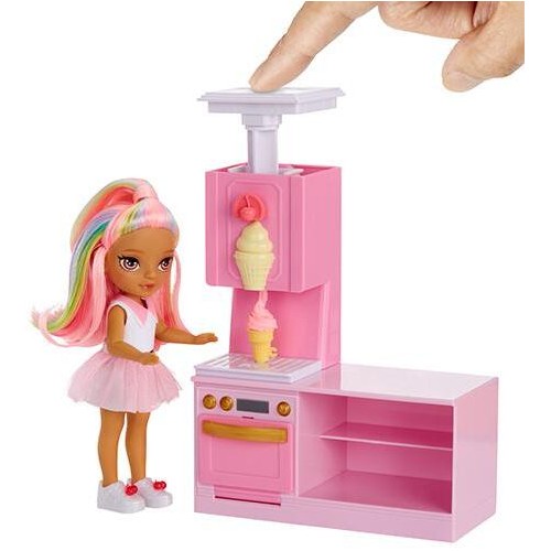 MGA Entertainment Rainbow High Dessert Shop With Littles Doll Kandy Playset! 522058-EUC 035051522058