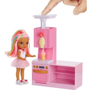 MGA Entertainment Rainbow High LITTLE Ζαχαροπλαστείο με κούκλα 522058-EUC 035051522058