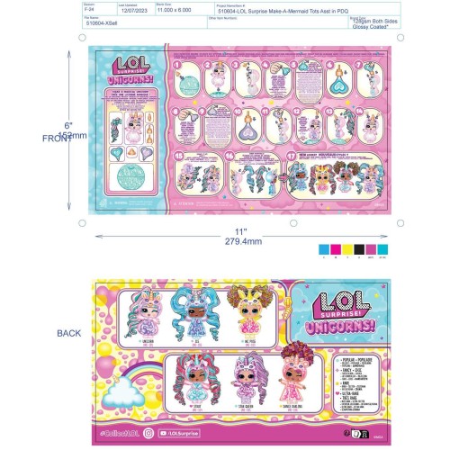 MGA Entertainment L.o.l. Surprise! Unicorn Tots Dolls Asst. 121336-EUC 035051121336
