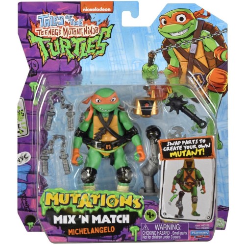 Giochi Preziosi Teenage Mutant Ninja Turtles Tmnt Hellenic Figure 12 cm Mix and Match T0201900 8056379187189