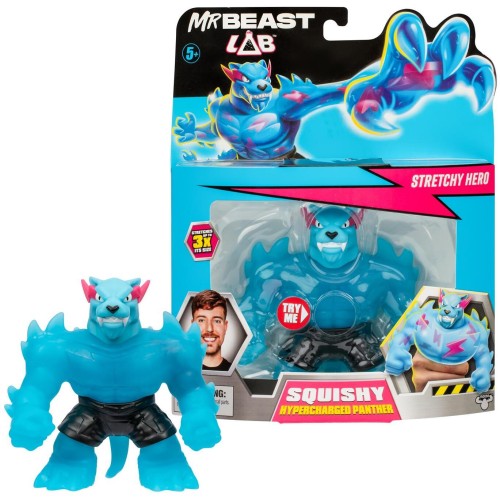 Giochi Preziosi Mr Beast Lab - Φιγούρα Stretch Stretchy Hypercharged Panther  24735 / 1 630996247365