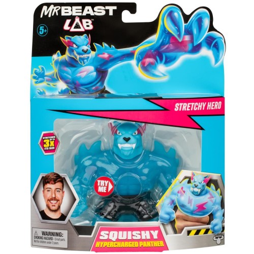 Giochi Preziosi Mr Beast Lab - Φιγούρα Stretch Stretchy Hypercharged Panther  24735 / 1 630996247365