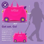 Trunki Ride Παιδική Βαλίτσα Ταξιδιού Trixie Ροζ TRU-003 5055192200061