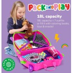 Trunki Ride Παιδική Βαλίτσα Ταξιδιού Trixie Ροζ TRU-003 5055192200061