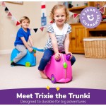 Trunki Ride Παιδική Βαλίτσα Ταξιδιού Trixie Ροζ TRU-003 5055192200061