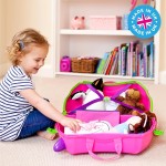 Trunki Ride Παιδική Βαλίτσα Ταξιδιού Trixie Ροζ TRU-003 5055192200061