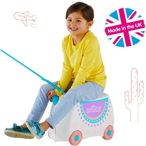Trunki Ride Παιδική Βαλίτσα Ταξιδιού Lola The Llama Cream TRU-007 5055192203567