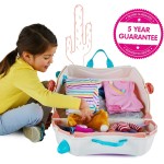 Trunki Hand Luggage And Childrens Suitcase For Sitting On | Childrens Risen Gift For Girls And Boys | Trolley, Pink TRU-007 5055