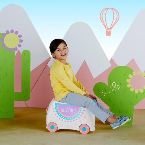 Trunki Ride Παιδική Βαλίτσα Ταξιδιού Lola The Llama Cream TRU-007 5055192203567