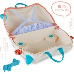 Trunki Ride Παιδική Βαλίτσα Ταξιδιού Lola The Llama Cream TRU-007 5055192203567