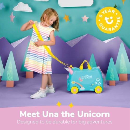Trunki Ride-on Kids Suitcase | Tow-along Toddler Luggage | Carry-on Cute Bag With Wheels | Kids Luggage and Airplane Travel Esse