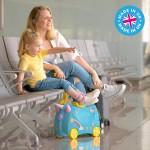 Trunki Ride Παιδική Βαλίτσα Ταξιδιού Una Unicorn Teal TRU-011 5055192202874