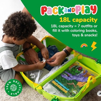 Trunki Boys, Trunkisauras Rex green TRU-005 5055192200665