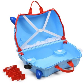 Trunki Ride Παιδική Βαλίτσα Ταξιδιού - Dougie Dog (Blue) TRU-012 5055192200634