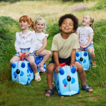 Trunki Ride Παιδική Βαλίτσα Ταξιδιού - Dougie Dog (Blue) TRU-012 5055192200634