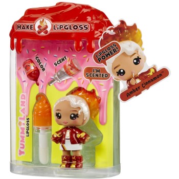 MGA Entertainment Yummiland lip gloss Doll Series 2- Cinnamon Spice (Amber Cinnamon) 525486 035051525615