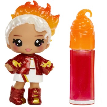 MGA Entertainment Yummiland lip gloss Doll Series 2- Cinnamon Spice (Amber Cinnamon) 525486 035051525615
