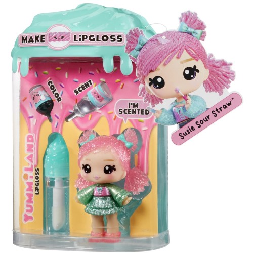 MGA Entertainment Yummiland Lip Gloss Doll Series 2- Licorice (susie Sour Straw) 525448 035051525479