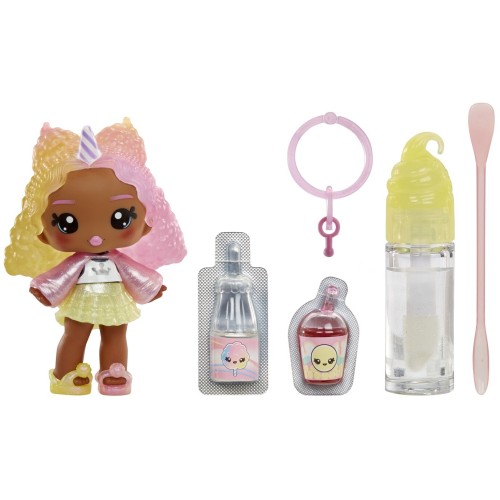 MGA Entertainment Yummiland lip gloss Doll Series 2- Cotton Candy (Nia Candy Fluff) 525448 035051525462