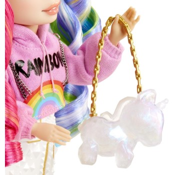 MGA Entertainment Rainbow High Creative Crystals Fashion Doll- Amaya 121411-EUC 035051121411